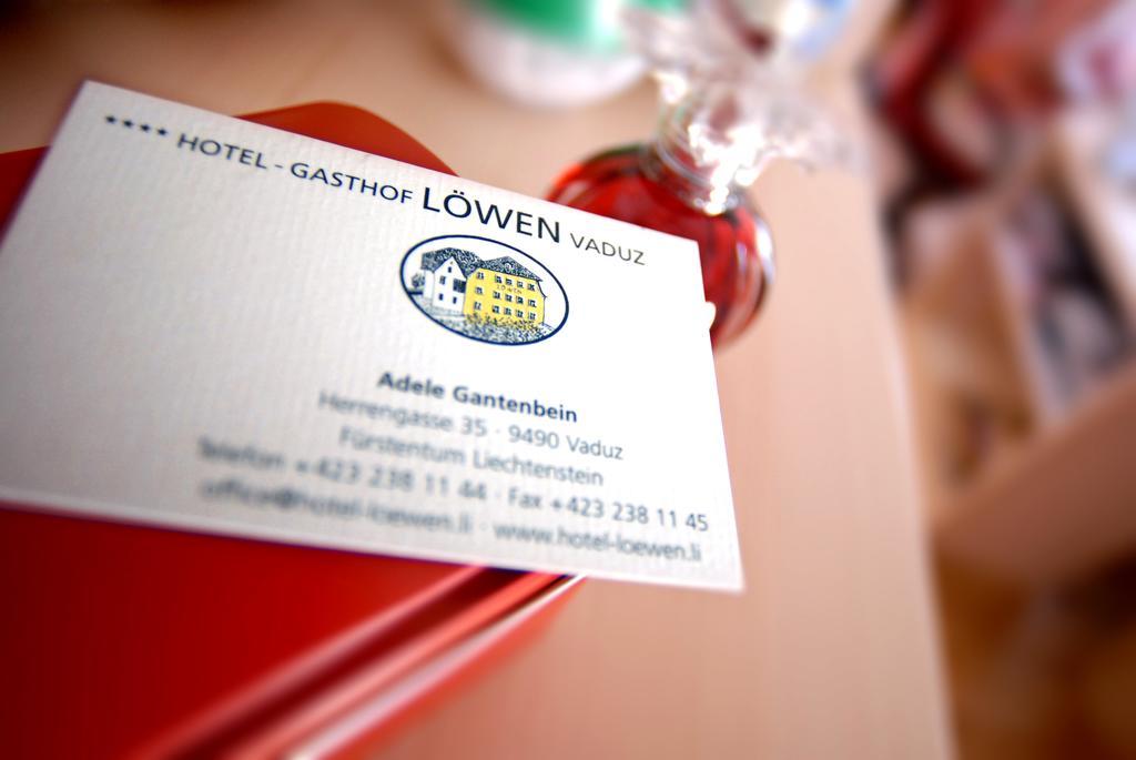 Hotel Gasthof Lowen Вадуц Екстер'єр фото